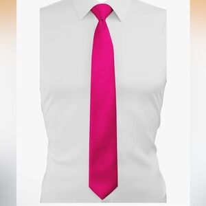 Men's Bright Pink Tie new